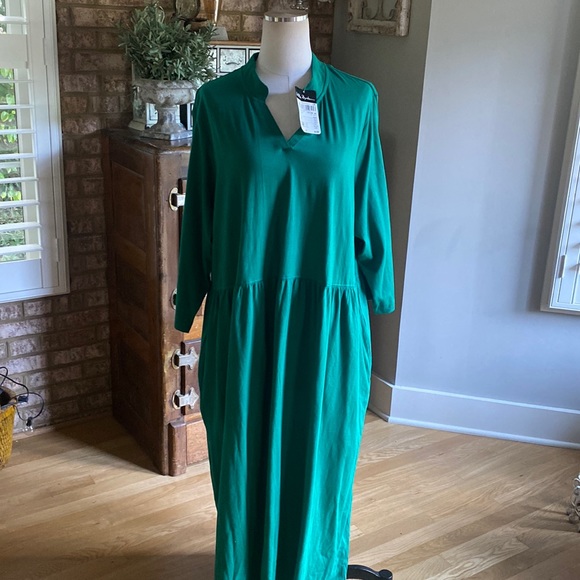 Ulla Popken Dresses & Skirts - ULLA POPKEN EUROPE GREEN DRESS PLUS US 20 / 22 NEW